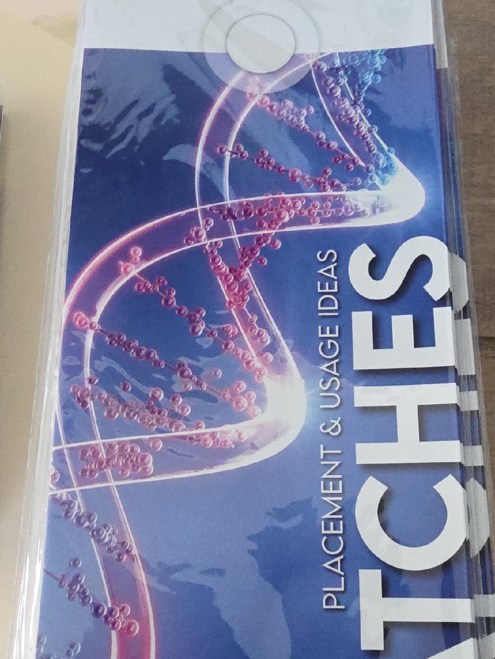 Tech-Themed Placemat Set - Blue & Pink DNA Design